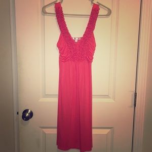 Soprano Small (Juniors) Dark Coral Dress